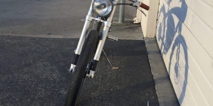 Vintage Electric Bikes Tracker Large Led Headlight Inverted Suspension Option