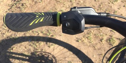 Felt Bruhaul Electric Cargo Bike Bosch Button Pad Ergonomic Grips