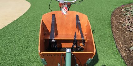 Virtue Cycles Gondoliere Plus Wooden Box Seat And Two Belts For Kids