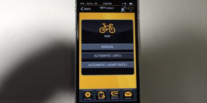 Easy Motion Evo Snow 29 Pro Mobile App Ride Settings