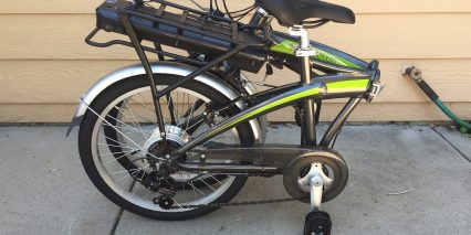 Vilano Ion Cheap Folding Electric Bike Side View