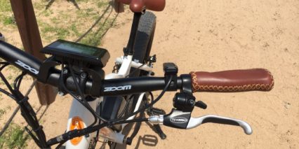 2016 Rad Power Bikes Radrover Stitched Leather Grips Integrated Bell