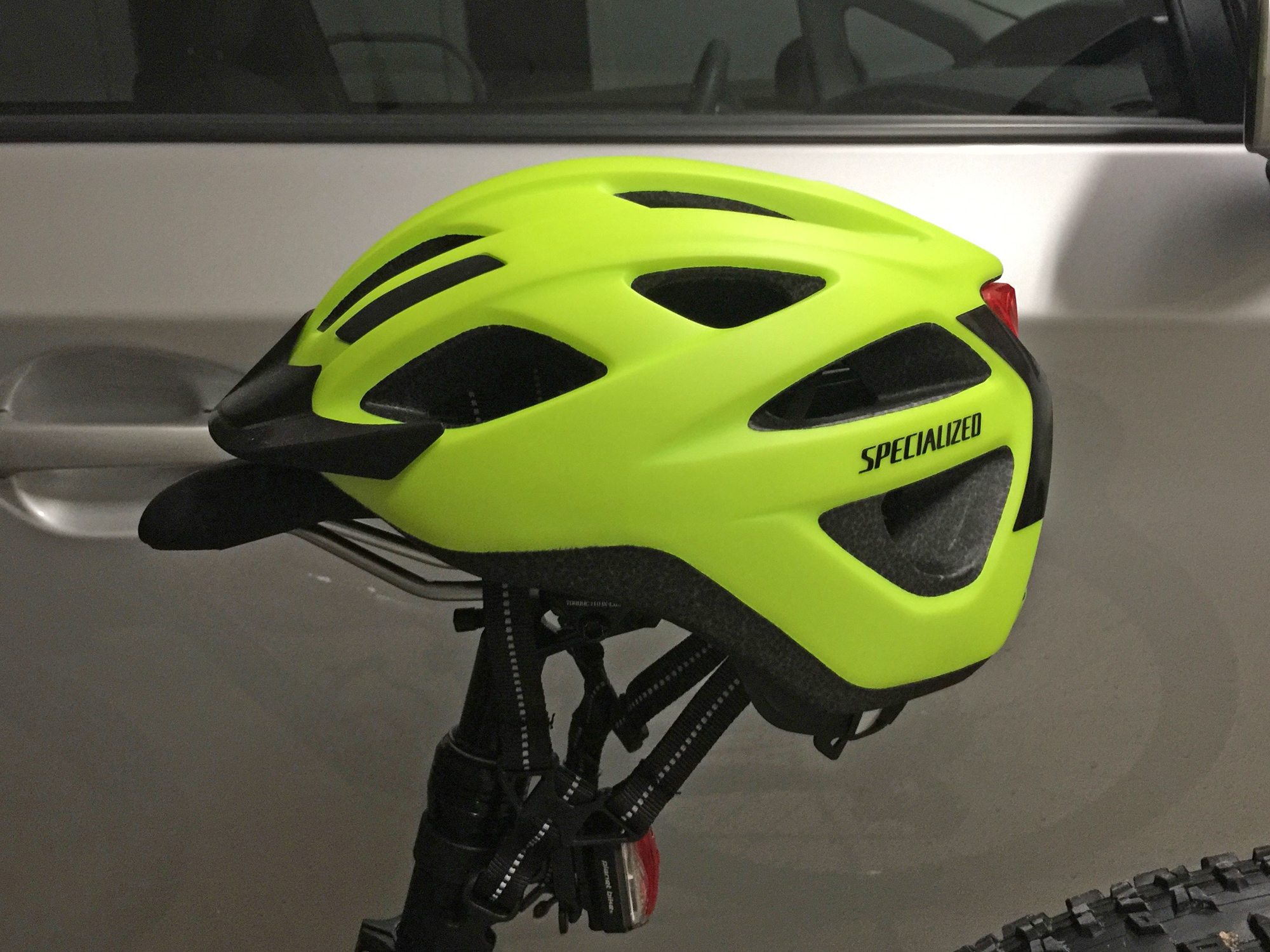 specialized helmet with light