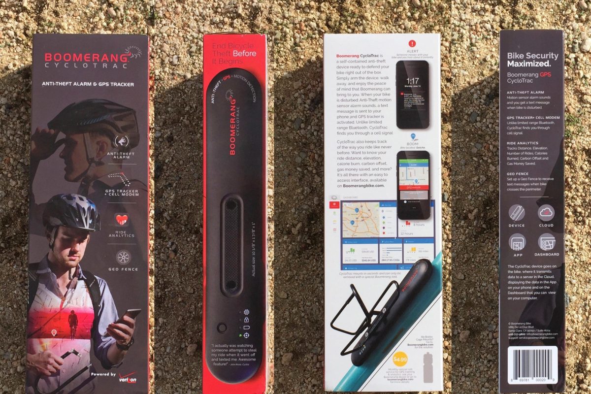 Boomerang Bike CycloTrac Alarm GPS Review