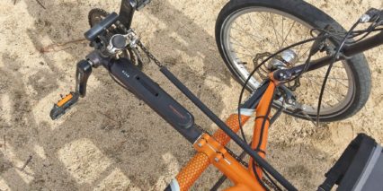 Boomerang Cyclotrac Bike Alarm Gps On Recumbent Trike