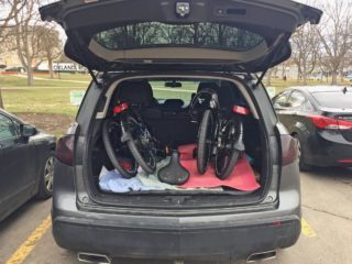 Magnum Premium Folding Ebike In Trunk Of Car