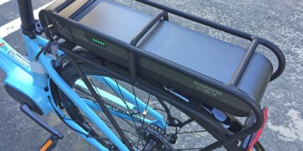 2017 Raleigh Detour Ie Removable Battery Pack In Rear Rack