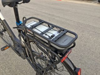 Bulls Cross E I Rack With Spring Latch Pannier Blockers Battery Slot Fuxon Led Light