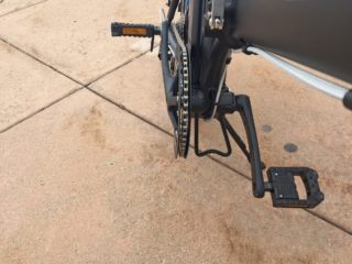 Magnum Classic Aluminum Alloy Chain Guide Plastic Folding Pedals