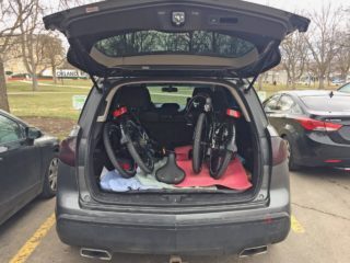 Magnum Classic Ebike Folded In Car Trunk
