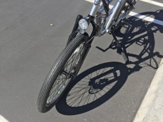 Pedego Platinum Interceptor Adjustable Integrated Headlight Rst Zeus Air Suspension Fork