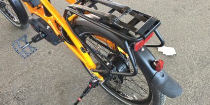 Riese And Muller Tinker Nuvinci Alloy Rear Rack With Bibia Rubber Straps Hebie Kickstand