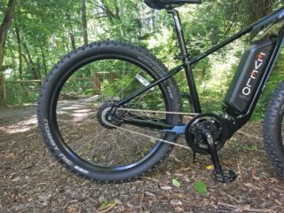 Evelo Delta Plastic Chain Guide Large Alloy Pedals Plus Sized Nobby Nic Tires