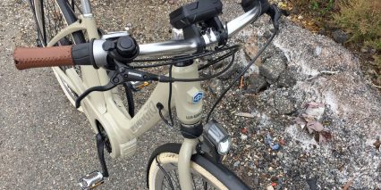 Piaggio Wi Bike Comfort Plus Stitched Grips Shimano M315 Hydraulic Brake Lever Bell