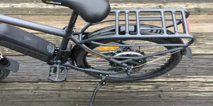 2018 Rad Power Bikes Radcity Velo Plush Saddle With Handle Adjustable Kickstand
