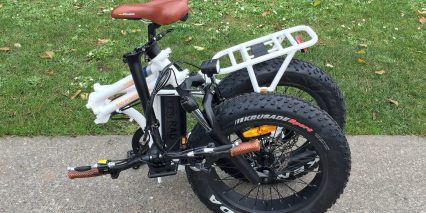 2018 Rad Power Bikes Radmini Folded Side View Small Fat Ebike