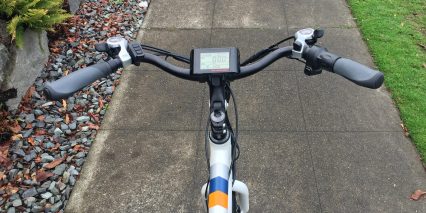 2018 Rad Power Bikes Radwagon King Meter Display Ergonomic Grips