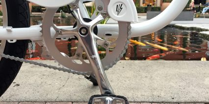 2018 Electric Bike Company Model S 56 Tooth Chainring Alloy Pedals With Rubber Tread