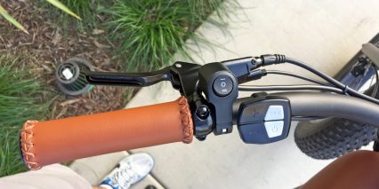 Civi Bikes Cheetah Padded Stitched Grips Light Switch Control Pad