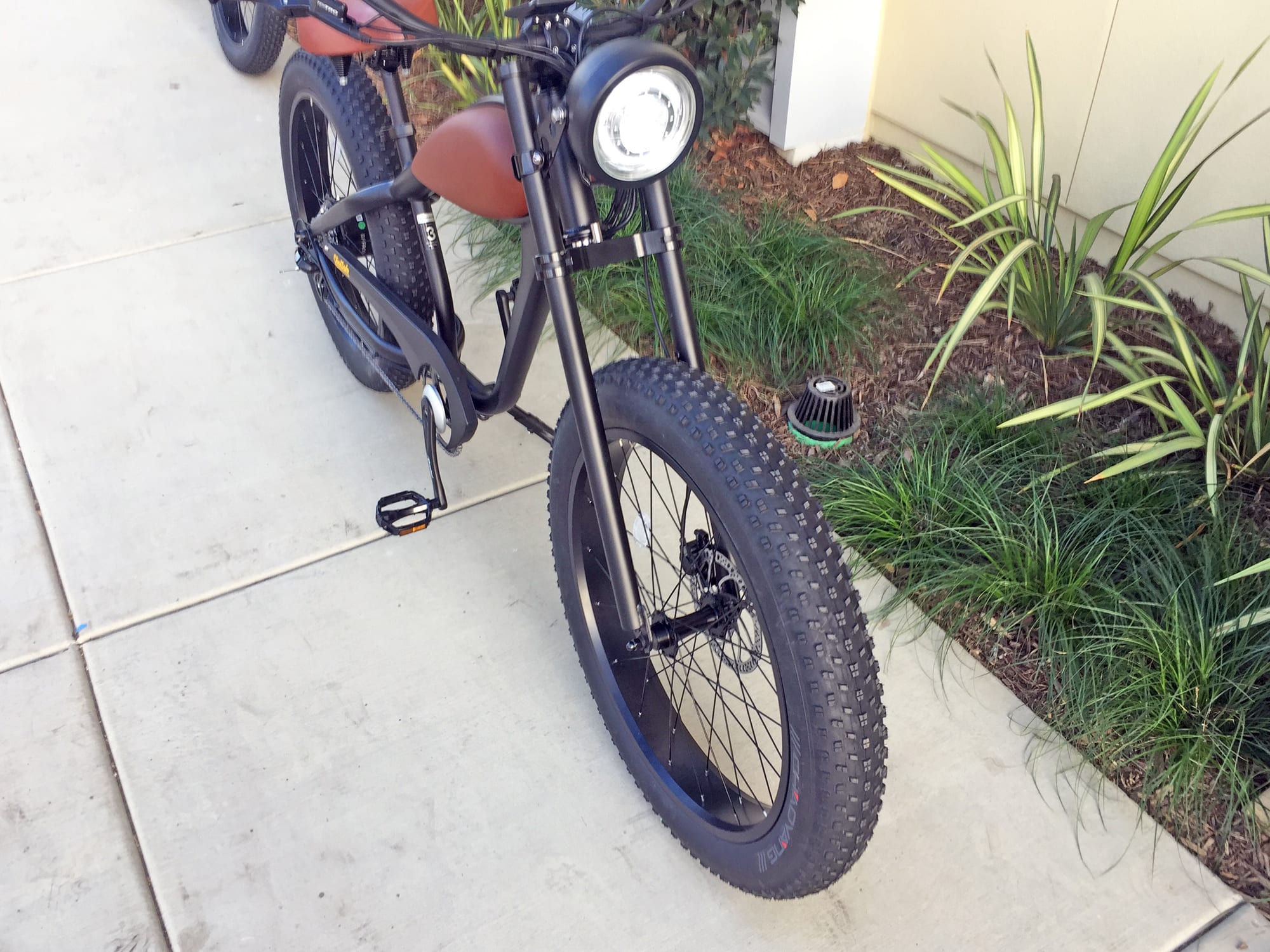 motorcycle looking bicycle