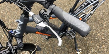 2019 Rad Power Bikes Radcity Tektro Brakes With Ergonomic Handlebars