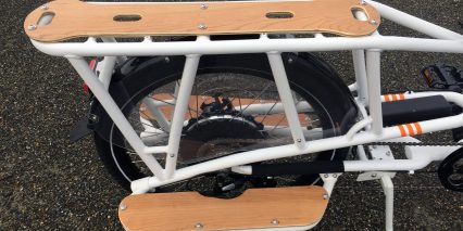 2019 Rad Power Bikes Radwagon Rear Rack With Wooden Deck Pannels