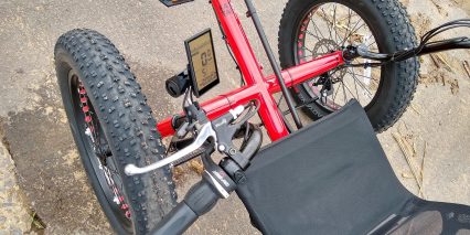 2019 Electric Bike Technologies Electric Fat Tad Trike Display Controls
