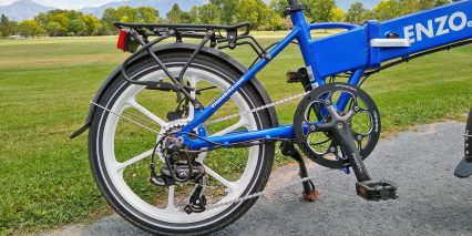 2019 Enzo Ebikes Electric Folding Bike Rear Hub Motor Shimano System