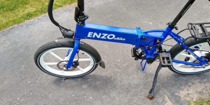 2019 Enzo Ebikes Electric Folding Bike Solid Frame Tube