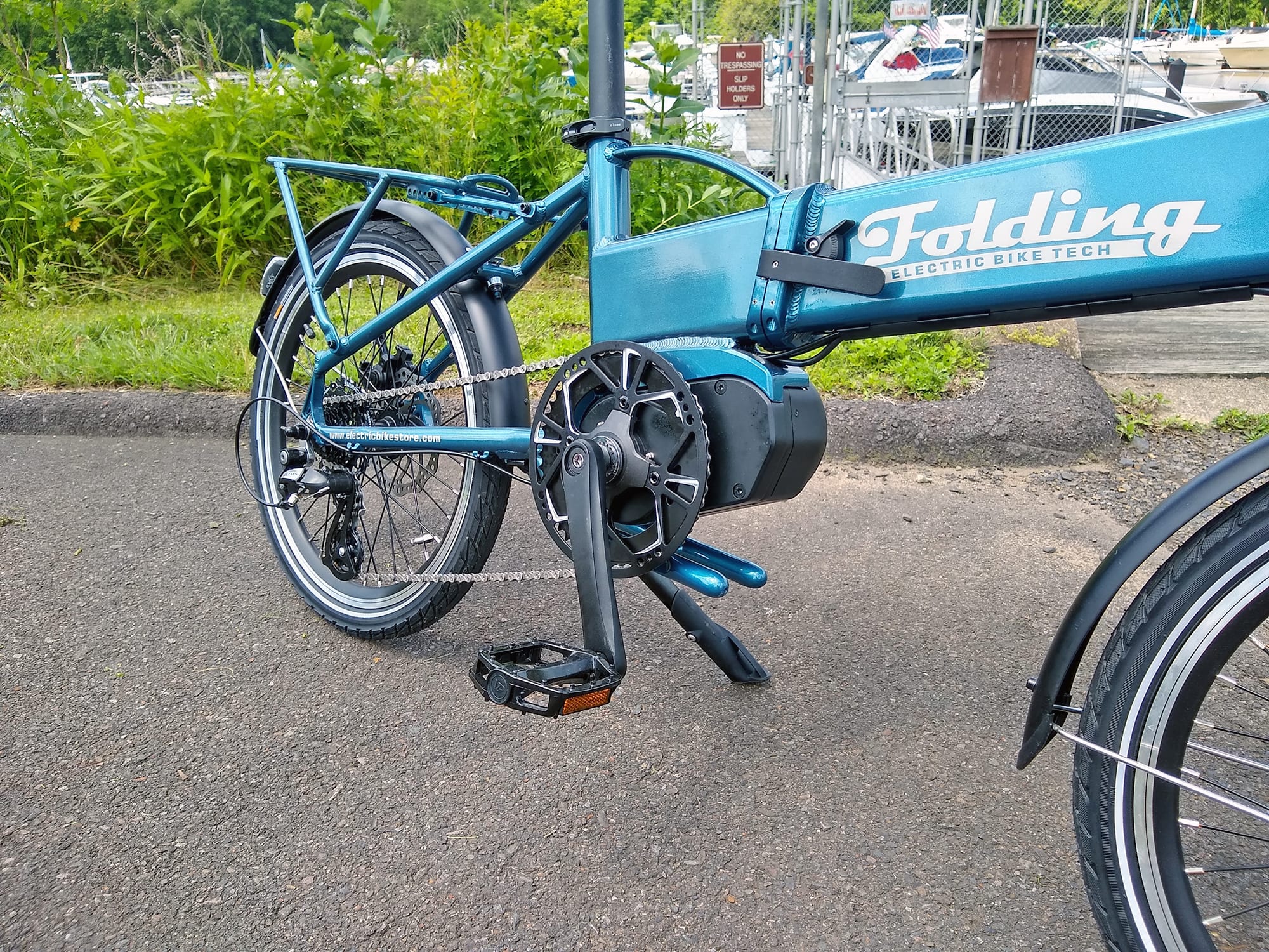 mid drive folding bike