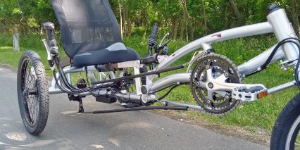 Electric Bike Technologies Ez 3 Hd Recumbant Extension Plastic Chain Tube Pedals