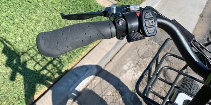Emojo Caddy Trike Display Controls Non Locking Rubber Grips