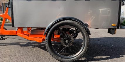 2019 Rad Power Bikes Radburro Rear Disc Brake Rotors Rear Fenders Slider Bar Protects Wheels