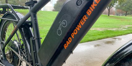 2020 Rad Power Bikes Radcity 48 Volt 14 Ah Ebike Battery And Bottle Bosses Below Downtube