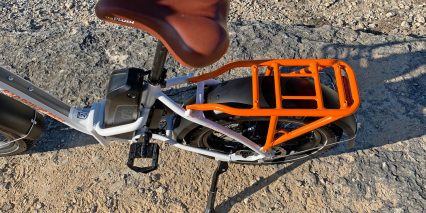 Rad Power Bikes Radmini Step Thru 2 Velo Plush Saddle With Handle Rear Adjustable Kickstand