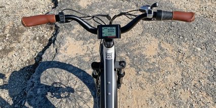 Rad Power Bikes Radrover Step Thru Faux Leather Grips Twist Throttle Display Panel