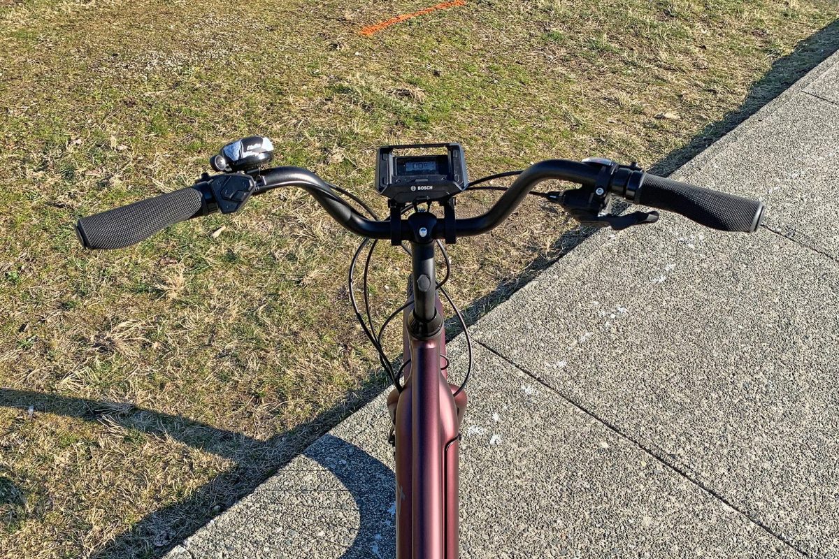 biking beach