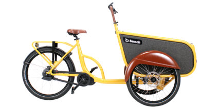 Bunch Bikes The Coupe Step Thru Box Bike Mustard Yellow