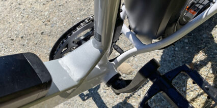 Rad Power Bikes Radrover 6 Plus Step Thru Frame Reinforcement Tubing For Stiffness