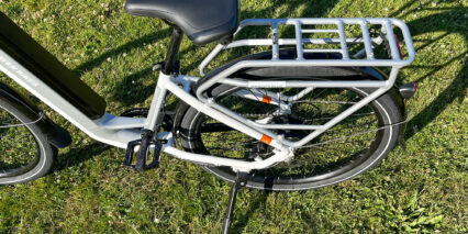 2021 Rad Power Bikes Radcity 5 Plus Step Thru Adjustable Kickstand Rear Rack Saddle With Handle