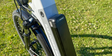 2021 Rad Power Bikes Radcity 5 Plus Step Thru Battery Lock And Charge Port