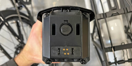 2022 Electric Bike Company Model E Battery Pack Charging Port