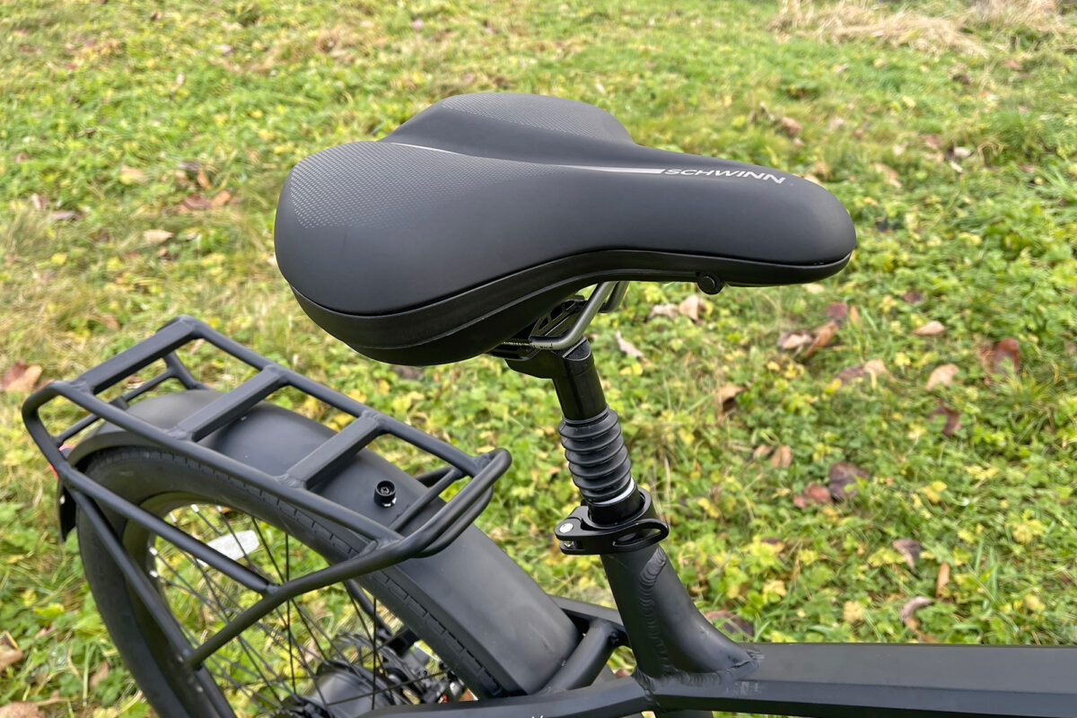 schwinn adult coston 27.5 hybrid electric bike