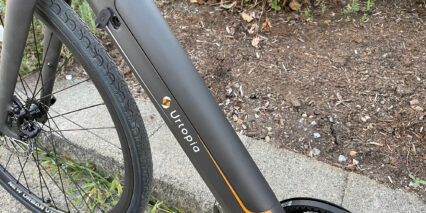 2022 Urtopia Carbon E Bike Downtube Battery Pack Charge Port