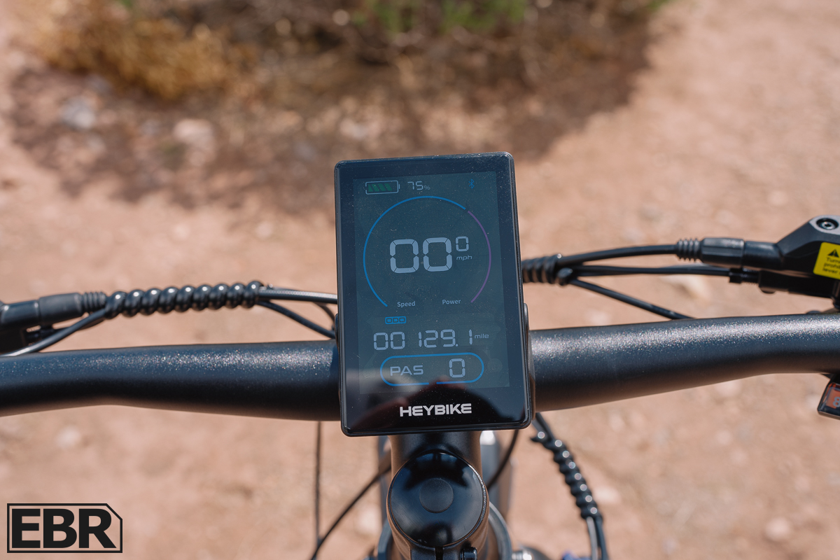 HeyBike Alpha II display