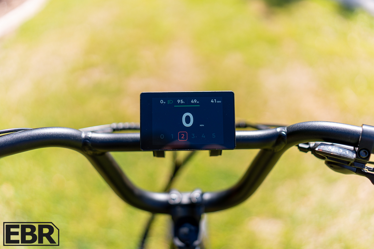 Rad Power Bikes RadRunner Max display