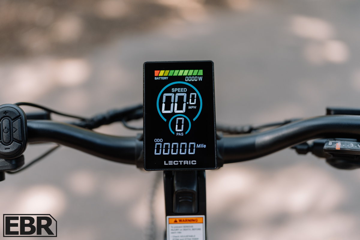 Lectric Xpedition 2.0 display
