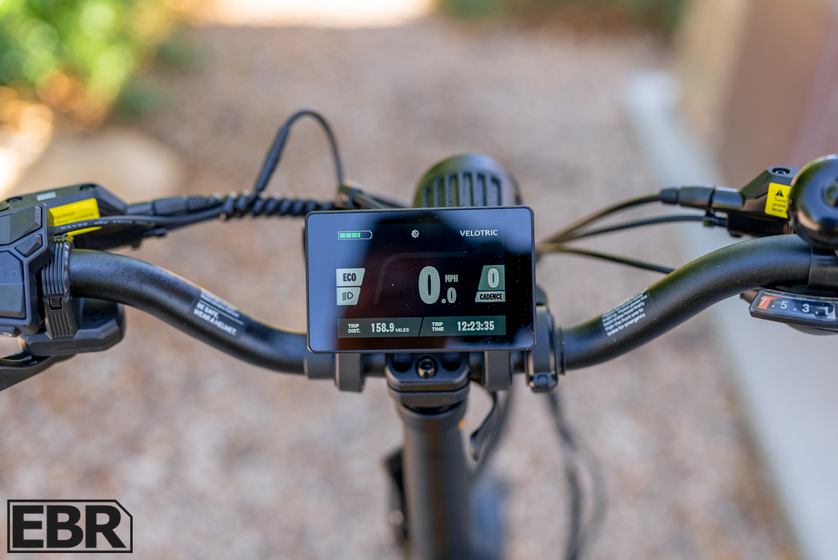 Velotric Fold 1 Plus display