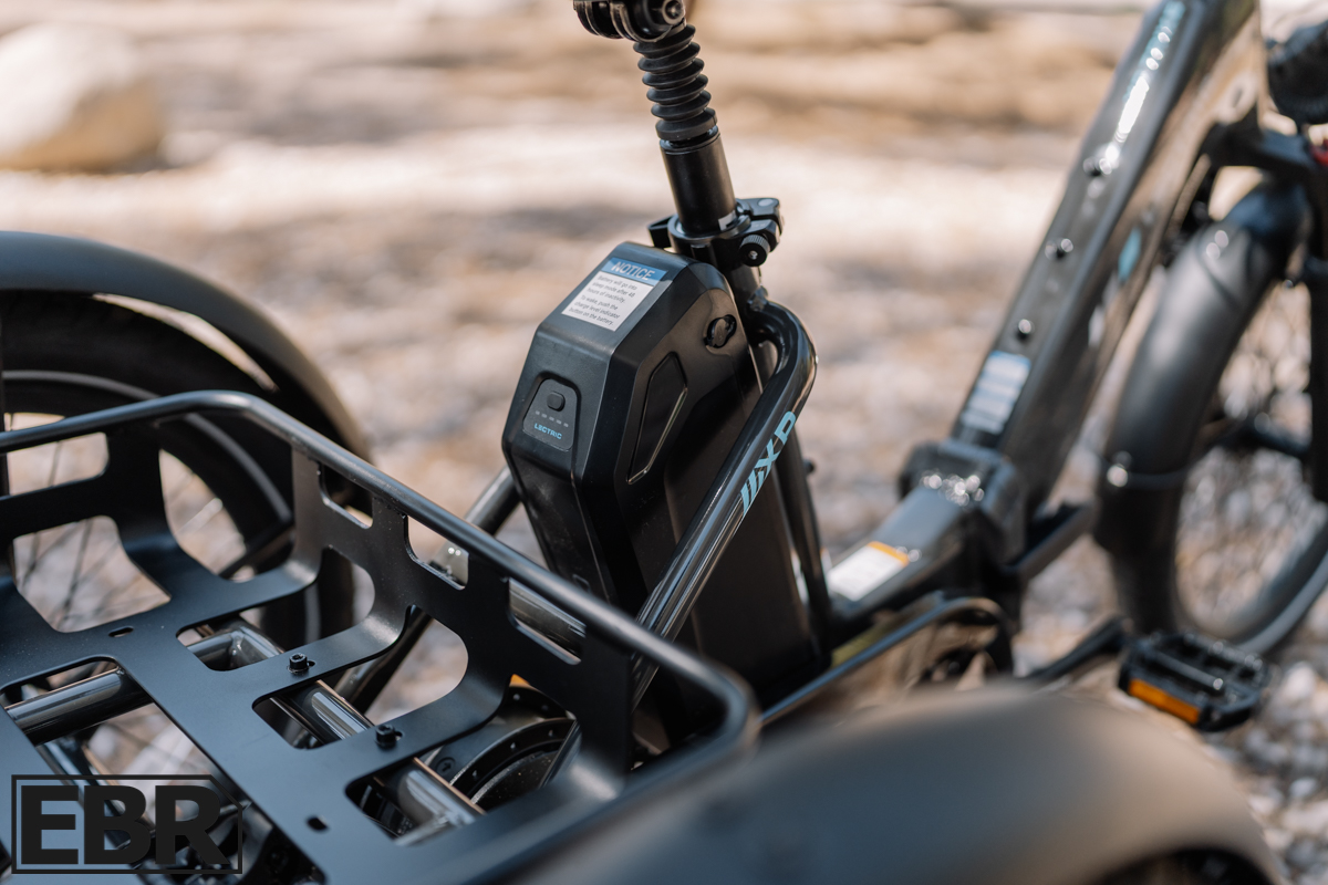 Lectric XP Trike 2.0 - battery 