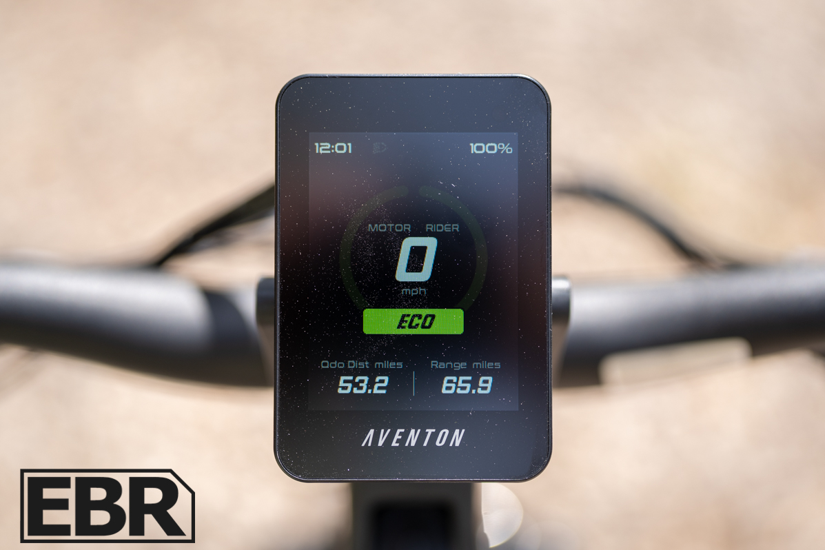 Aventon Level 4 REC (HS-Blue) Display
